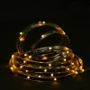 18' Amber LED Outdoor Christmas Linear Tape Lighting - Black Finish