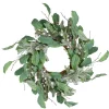 25" Artificial Mixed Foliage and Berries Christmas Wreath Unlit