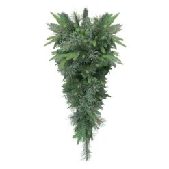 36" Ashcroft Cashmere Pine Artificial Christmas Teardrop Swag, Unlit
