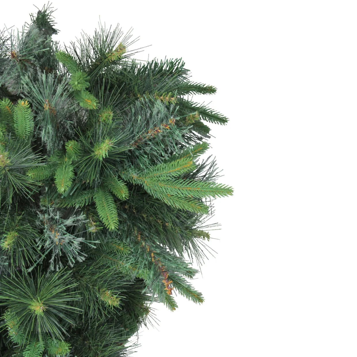 36" Ashcroft Cashmere Pine Artificial Christmas Teardrop Swag, Unlit