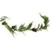 5' Assorted Pine and Pinecone Artificial Christmas Garland, Unlit