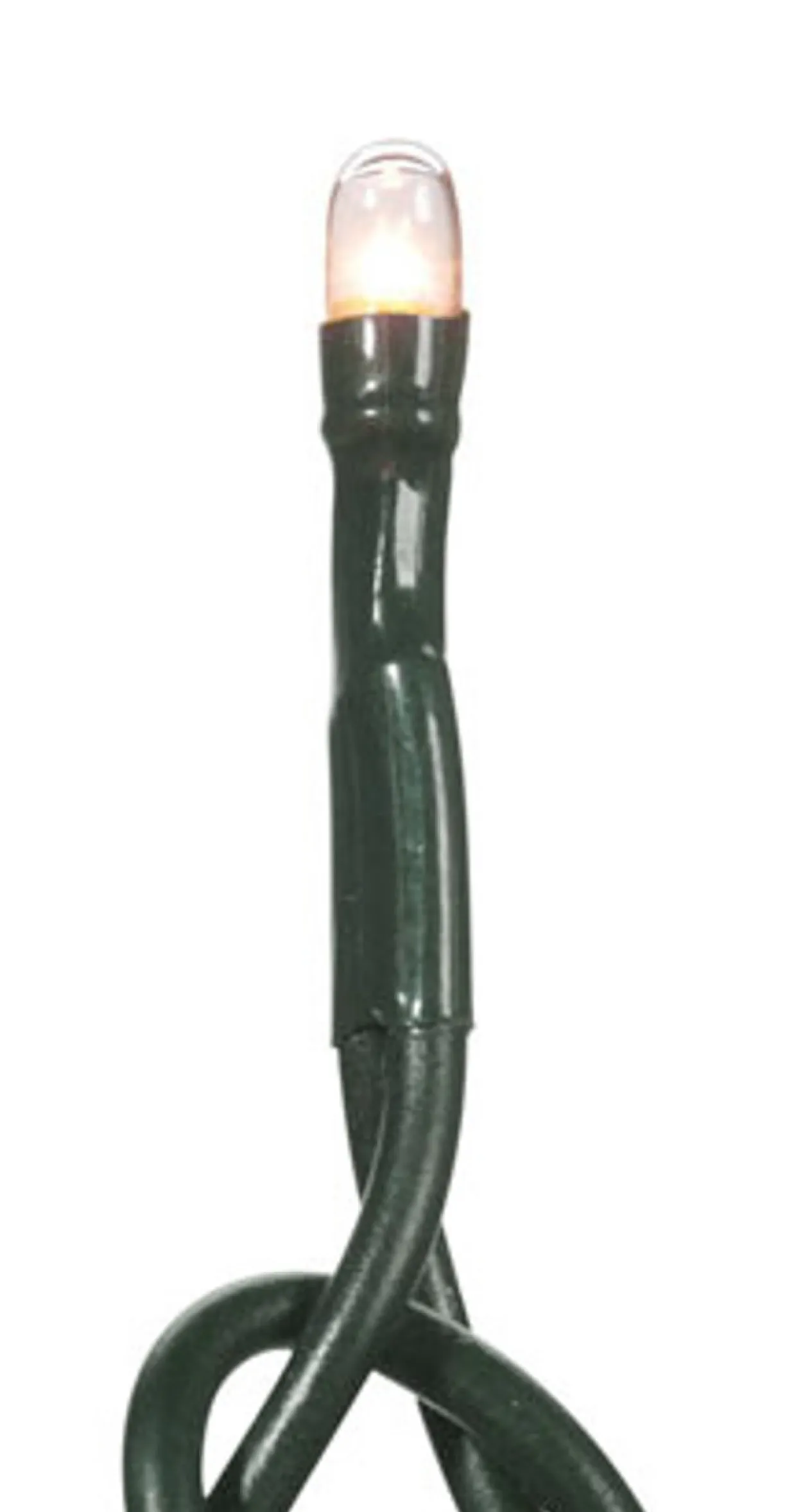 20 Battery Operated White LED Micro Rice Christmas Lights with Timer - Green Wire