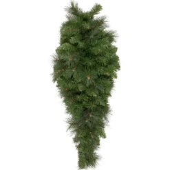 32" Beaver Pine Artificial Christmas Teardrop Swag, Unlit