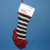 22" Black and White 'Wizard of Oz' with Ruby Slipper Christmas Stocking