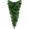 42" Black River Pine Artificial Christmas Teardrop Swag with Pine Cones, Unlit