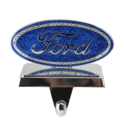5" Blue and Silver Officially Licensed Iconic Ford Logo Christmas Stocking Holder