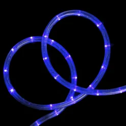 18' Blue LED Christmas Rope Lights