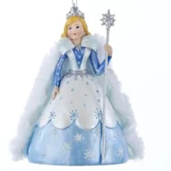 4.75" Blue Princess Snow Queen Christmas Ornament