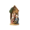 8" Brown and Blue Children's Nativity Scene Christmas Tabletop Decoration