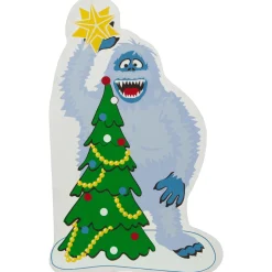 8" Bumble Tops the Tree Double Sided Gel Christmas Window Cling Decoration