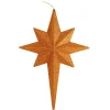20" Burnt Orange Glittered Bethlehem Star Shatterproof Christmas Ornament