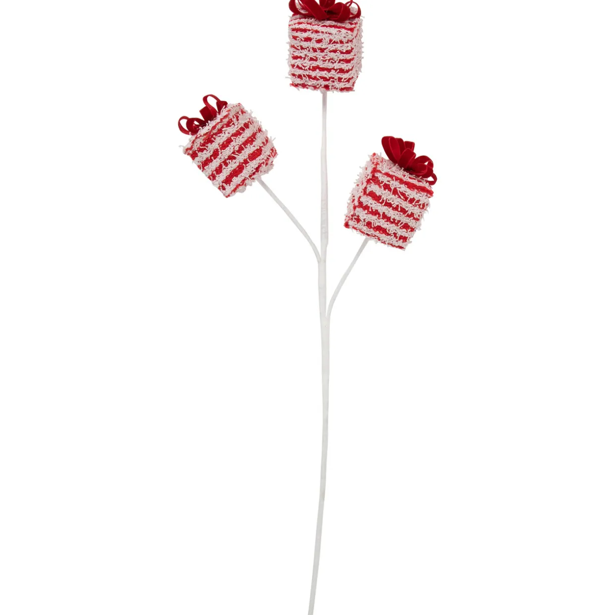 26" Candy Cane Gift Boxes Decorative Christmas Spray