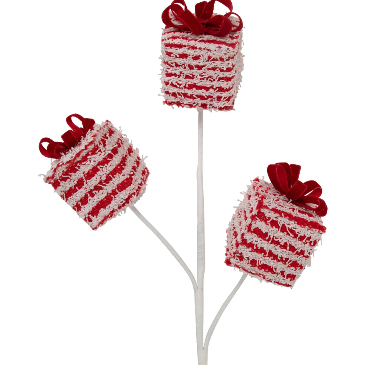 26" Candy Cane Gift Boxes Decorative Christmas Spray