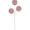 17" Candy Cane Lollipops Decorative Christmas Spray