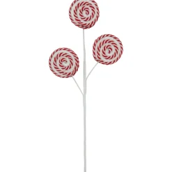 17" Candy Cane Lollipops Decorative Christmas Spray
