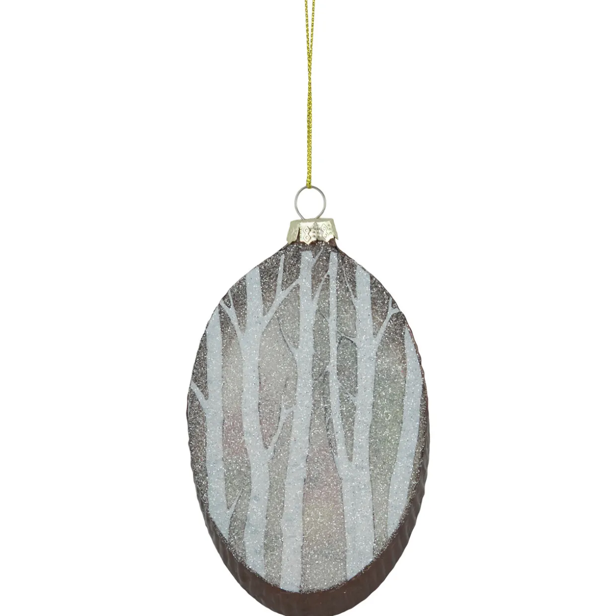 6" Cardinal Glass Plate Christmas Ornament