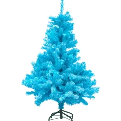 6' Cerulean Blue Pine Artificial Christmas Tree, Unlit