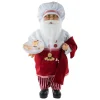 16" Chef Santa with Cookies and Napkin Christmas Figure