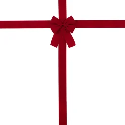 14' Classic Red Velvet Christmas Door Bow