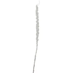 30.5" Clear and Brown Contemporary Dangling Icicle Christmas Ornament