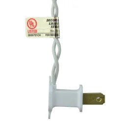 300 Clear Mini Icicle Christmas Lights - 8.5' White Wire