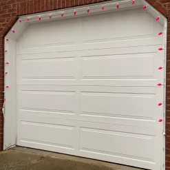 25 Count Pink LED C9 Christmas Lights, 16 ft White Wire