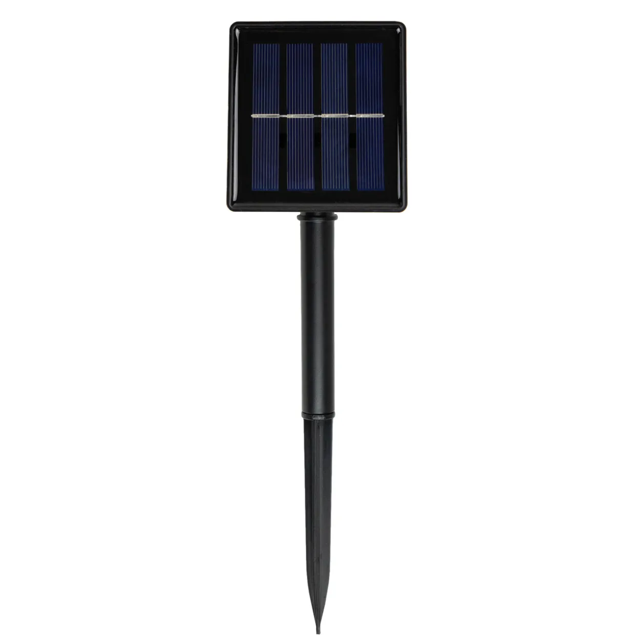 200 Count Pure White LED Solar Power Mini Christmas Light Set with Green Wire