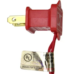 50 Count Red Mini Christmas Light Set, 10 ft Red Wire