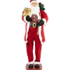 72" Country Santa Claus Standing Christmas Figure