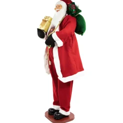 72" Country Santa Claus Standing Christmas Figure