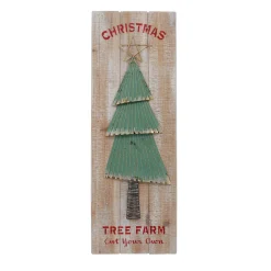 35.5" Cut Your Own Christmas Tree Farm Wooden Wall Sign