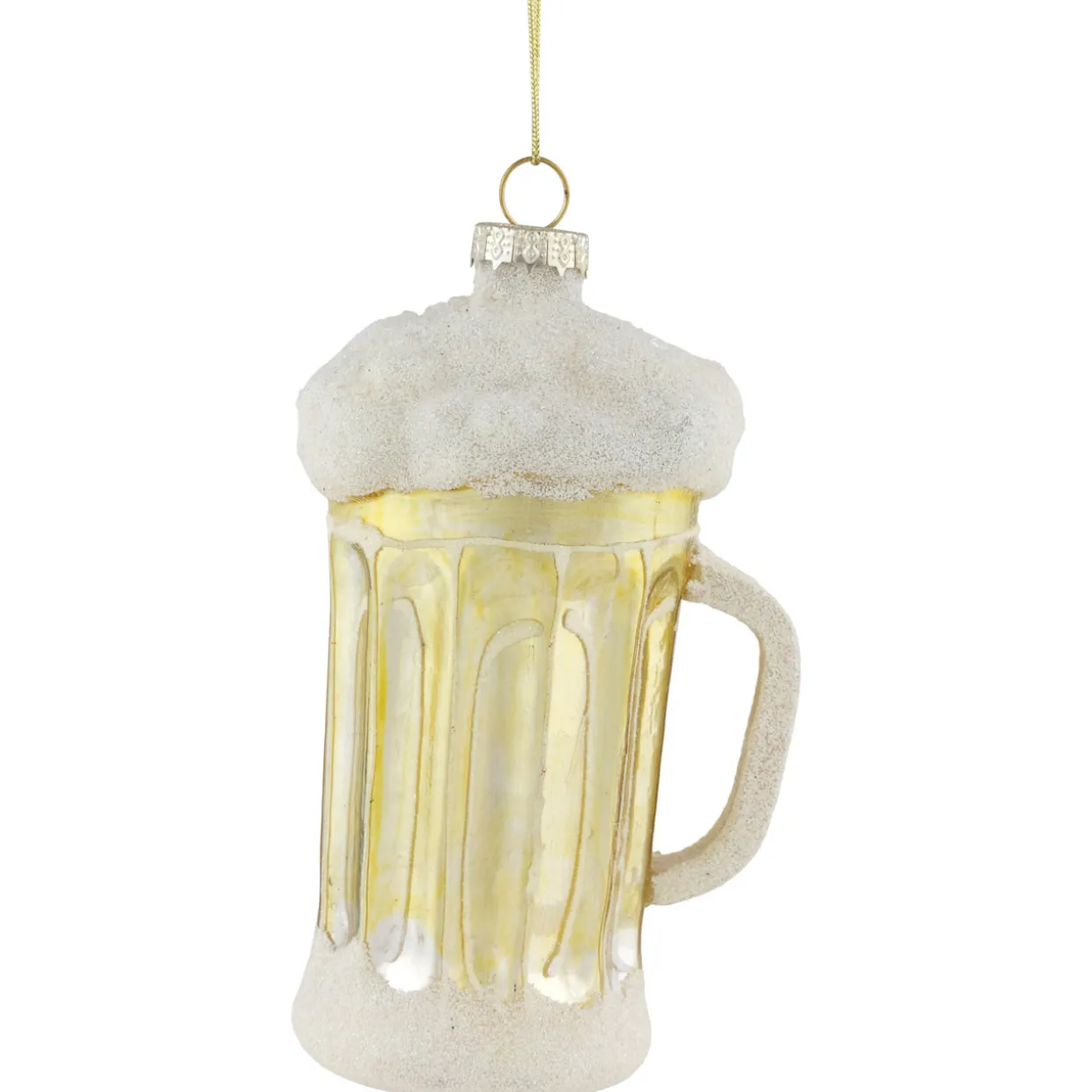 4.5" Frosty Beer Mug Glass Christmas Ornament
