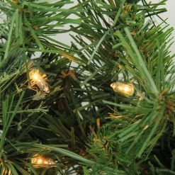 7.5 ft Pre-Lit Medium Mixed Cashmere Pine Artificial Christmas Tree, Clear Lights