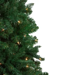 6.5 Ft Pre-Lit Ravenna Pine Artificial Christmas Tree - Warm White LED Lights