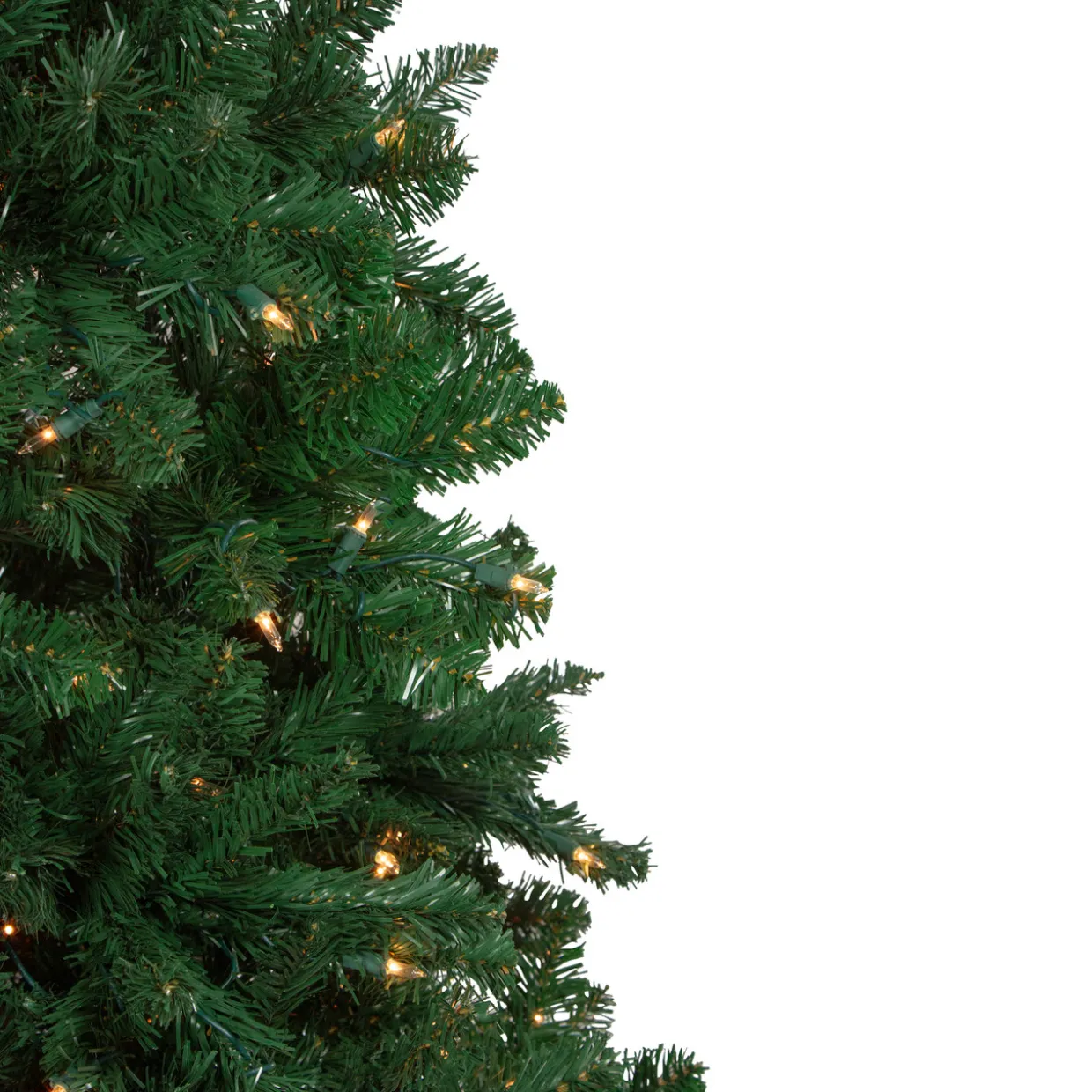 6.5 Ft Pre-Lit Ravenna Pine Artificial Christmas Tree - Warm White LED Lights