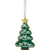 4.75" Glittered Christmas Tree Cookie Ornament