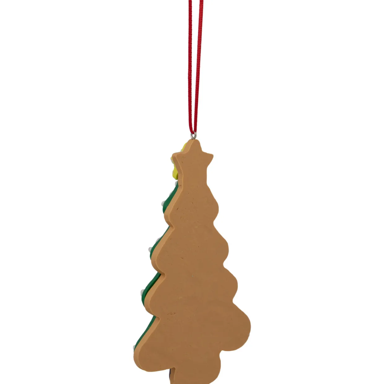 4.75" Glittered Christmas Tree Cookie Ornament