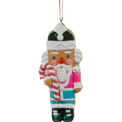 4.75" Glittered Nutcracker Cookie Ornament