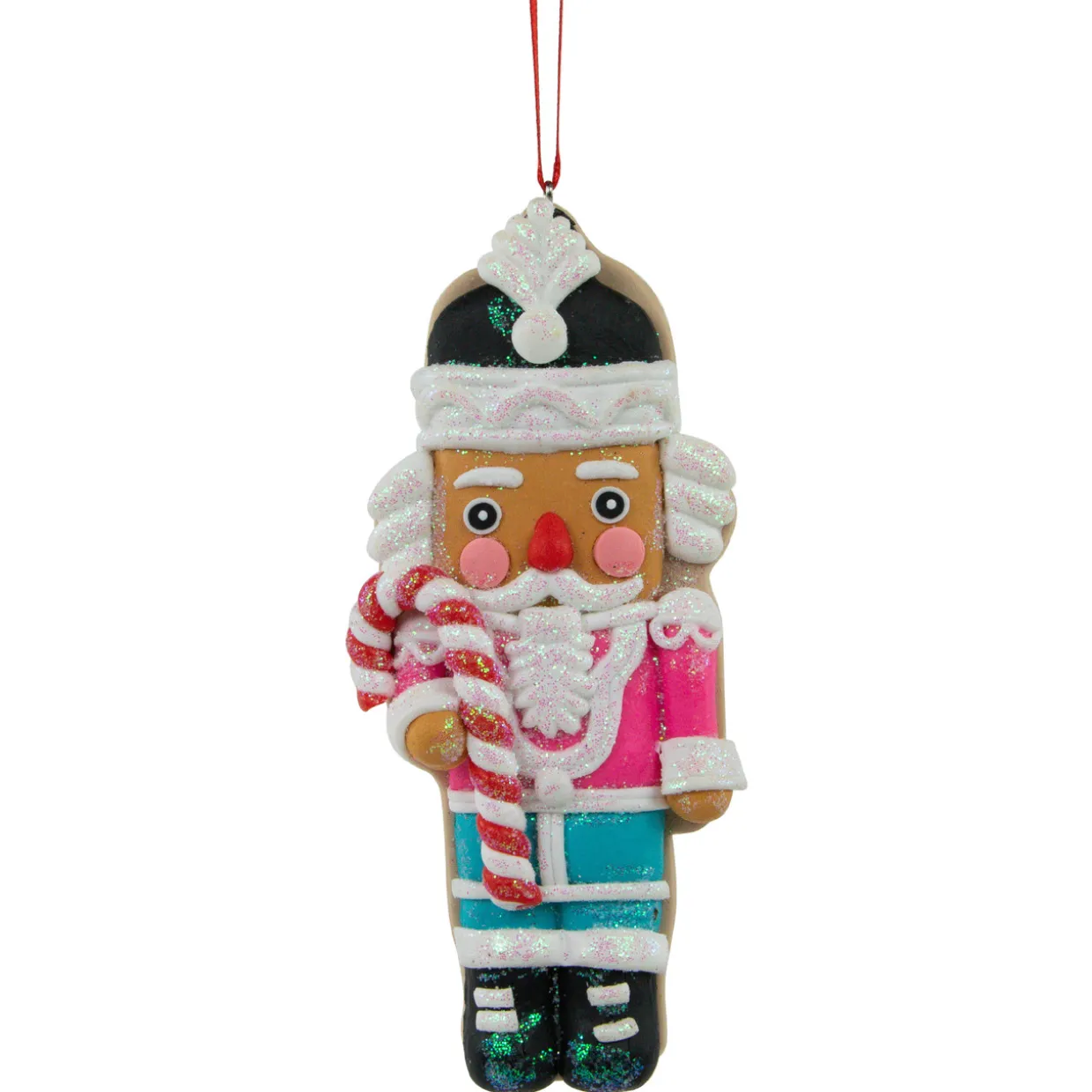 4.75" Glittered Nutcracker Cookie Ornament
