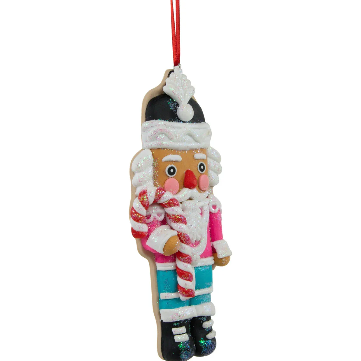 4.75" Glittered Nutcracker Cookie Ornament