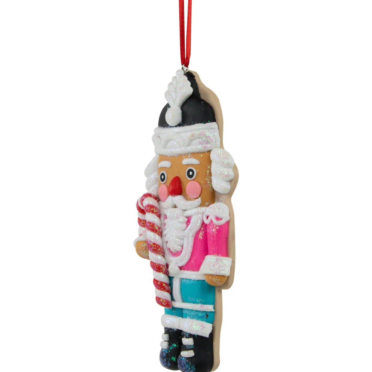4.75" Glittered Nutcracker Cookie Ornament