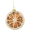 3.5" Glittered Orange Slices Christmas Ornament