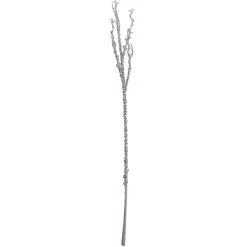 31" Glittered Silver Artificial Twig Christmas Spray