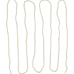 15' Gold Lame Beaded Artificial Christmas Garland - Unlit
