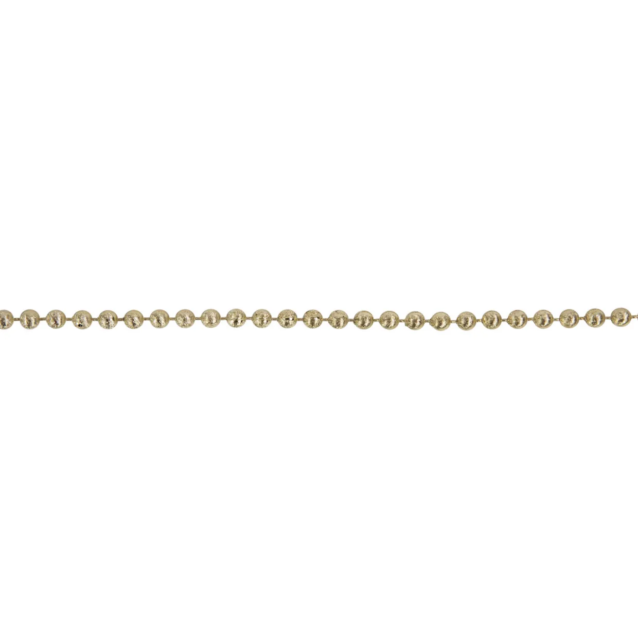 15' Gold Lame Beaded Artificial Christmas Garland - Unlit