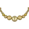 6' Gold Shiny and Matte Shatterproof Ball Christmas Swag