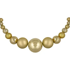 6' Gold Shiny and Matte Shatterproof Ball Christmas Swag
