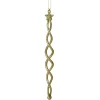 8.75" Gold Spiral Icicle With a Star Christmas Ornament