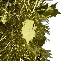 4' Gold Tinsel Pop-Up Artificial Christmas Tree, Unlit