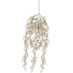 24" Golden Glittered Pine Christmas Spray